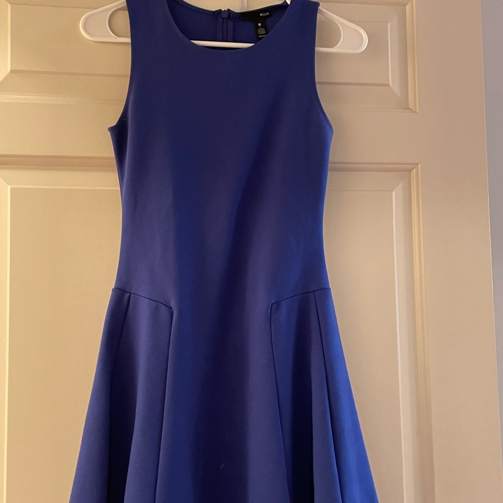 Blue sleeveless AQUA dress size XS